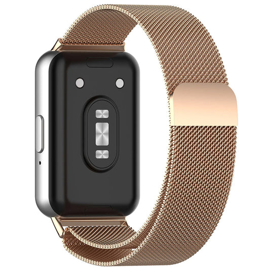 Techsuit W009 Strap for Samsung Galaxy Fit3 R39M, Rose Gold