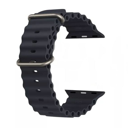 Techsuit W038 Strap for Apple Watch 49mm / 46mm / 45mm / 44mm / 42mm Series, Black