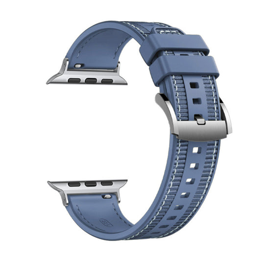Techsuit W051 Strap for Apple Watch 42mm / 41mm / 40mm / 38mm Series, Dark Blue