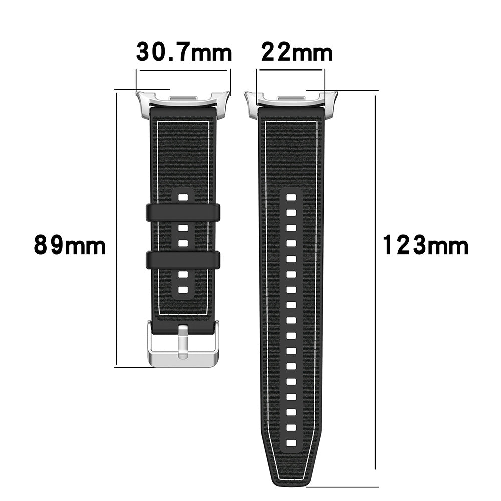 Techsuit W051 Strap for Samsung Galaxy Watch 8 Classic / Watch8 44mm / Watch 8 40mm, Black