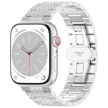 Techsuit W052 Strap for Apple Watch 49mm / 46mm / 45mm / 44mm / 42mm Series, Silver