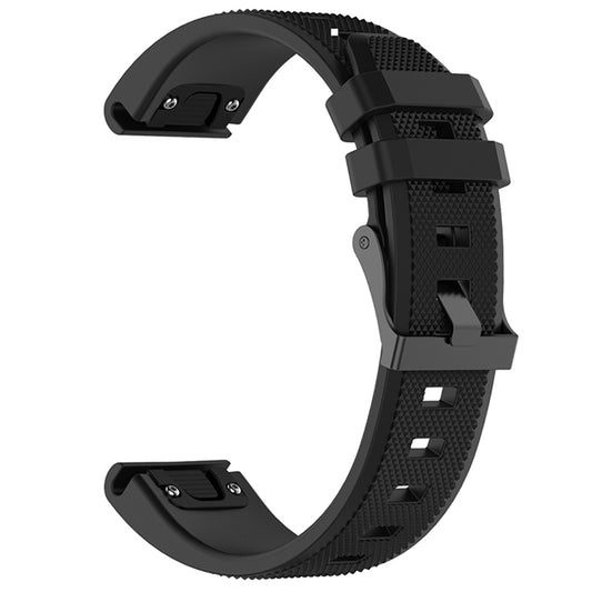 Techsuit W058 Strap for Garmin Watch Fenix / Forerunner Series, 22mm, Black