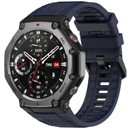 Techsuit W067 Strap for Amazfit T-Rex 3, Navy Blue