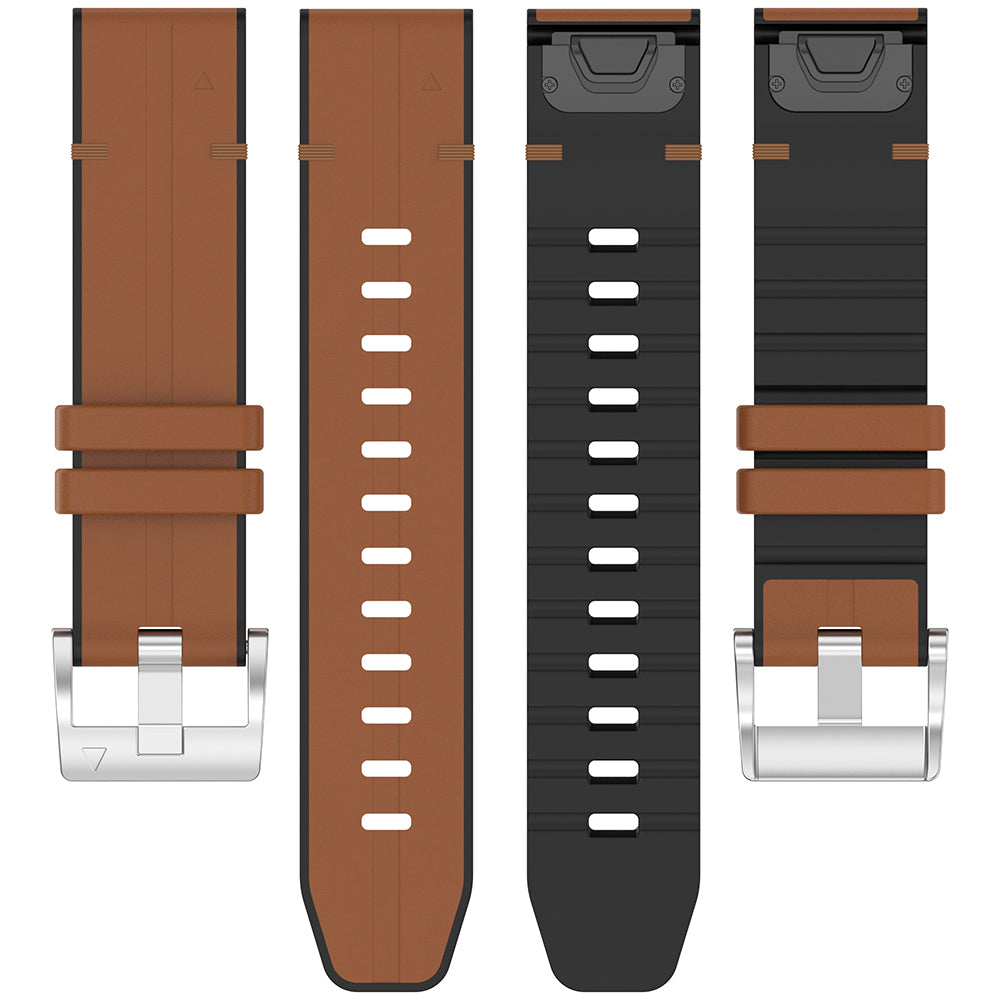 Techsuit W071 Strap for Garmin Instinct / Approach / Fenix Watch Series, 20mm, Brown