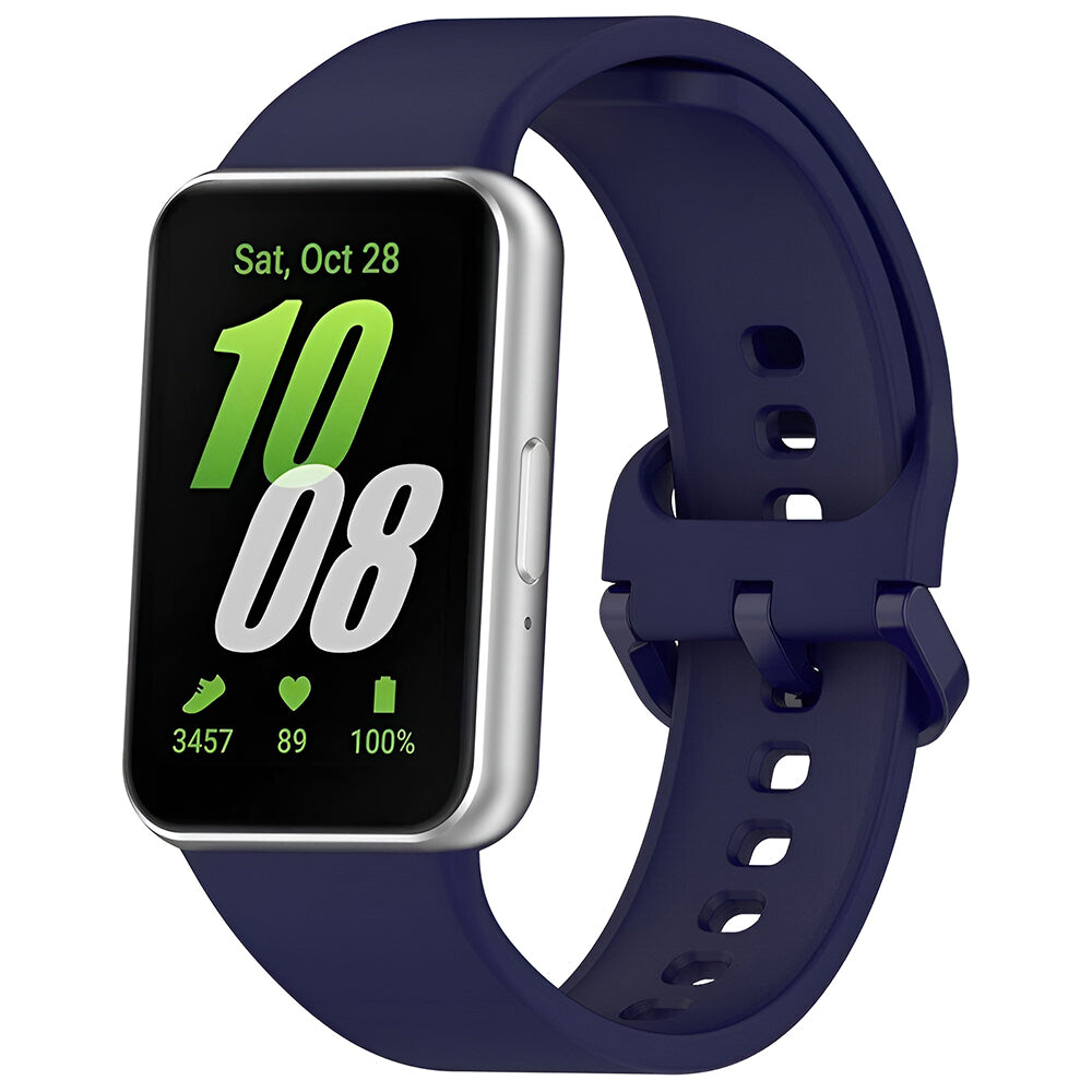 Techsuit W086 Strap for Samsung Galaxy Fit3 R39M, Navy Blue