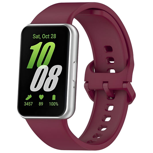 Techsuit W086 Strap for Samsung Galaxy Fit3 R39M, Burgundy