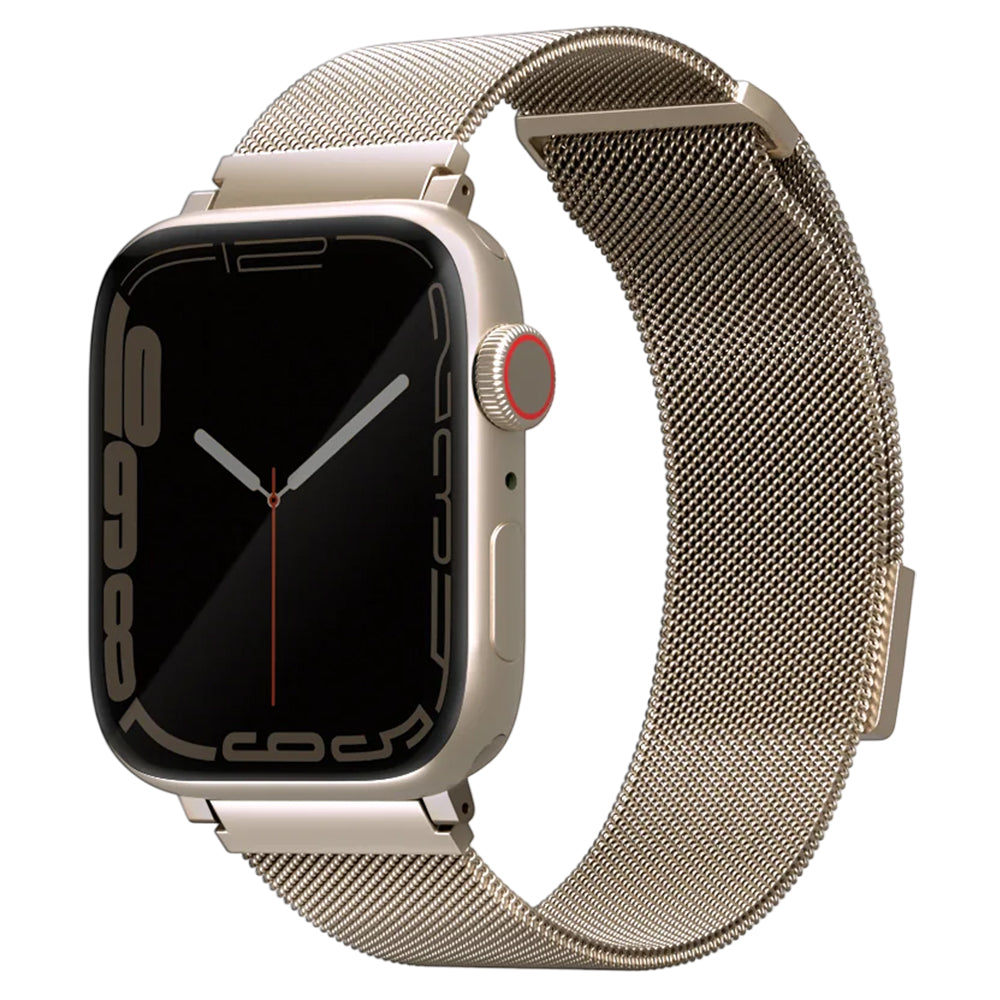 UNIQ Dante Band for Apple Watch 42mm / 41mm / 40mm / 38 Series, Gold