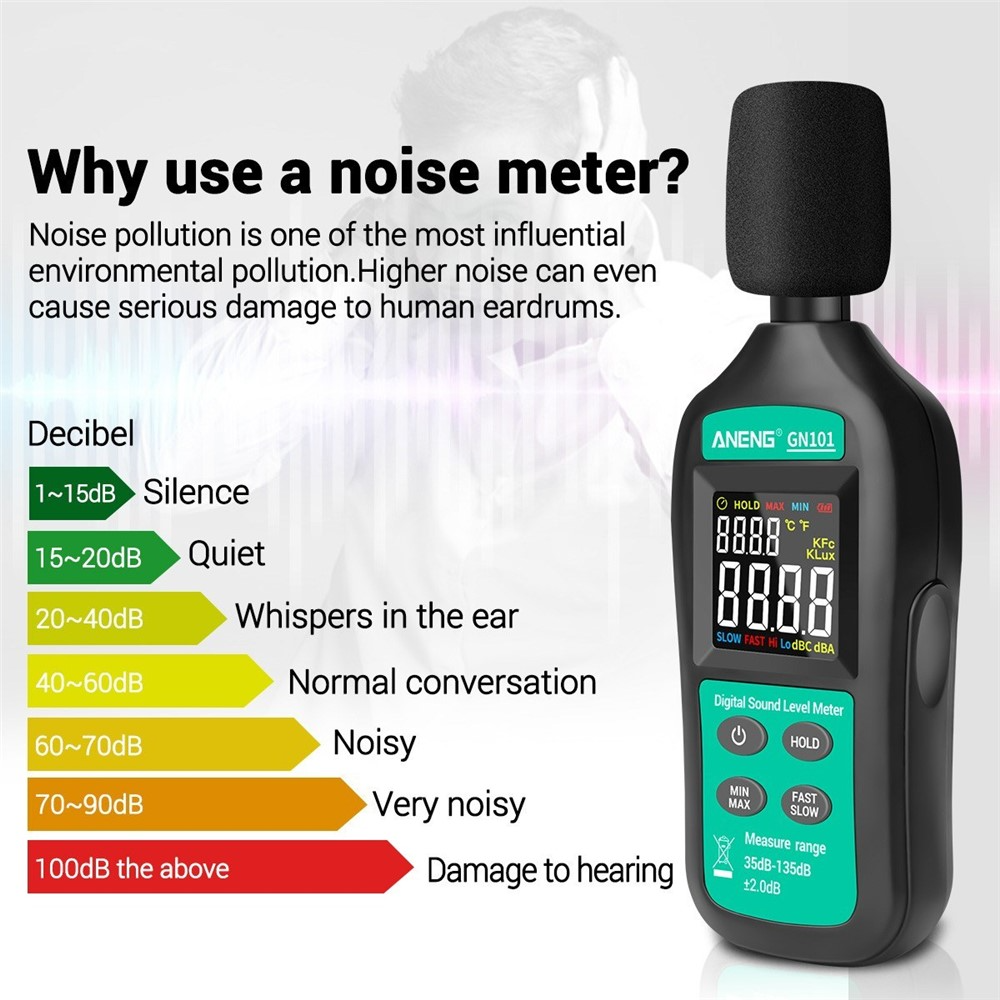 Digital Decibel Meter ANENG GN101
