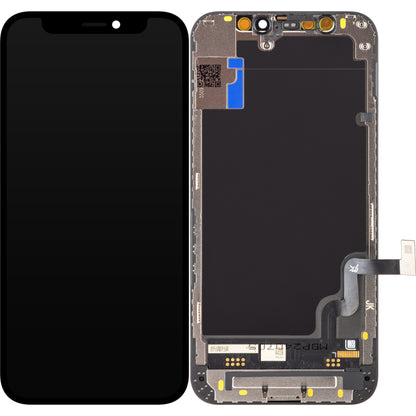 JK Touchscreen Display for Apple iPhone 12 mini, with Frame, Movable IC In-Cell LCD Version, Black