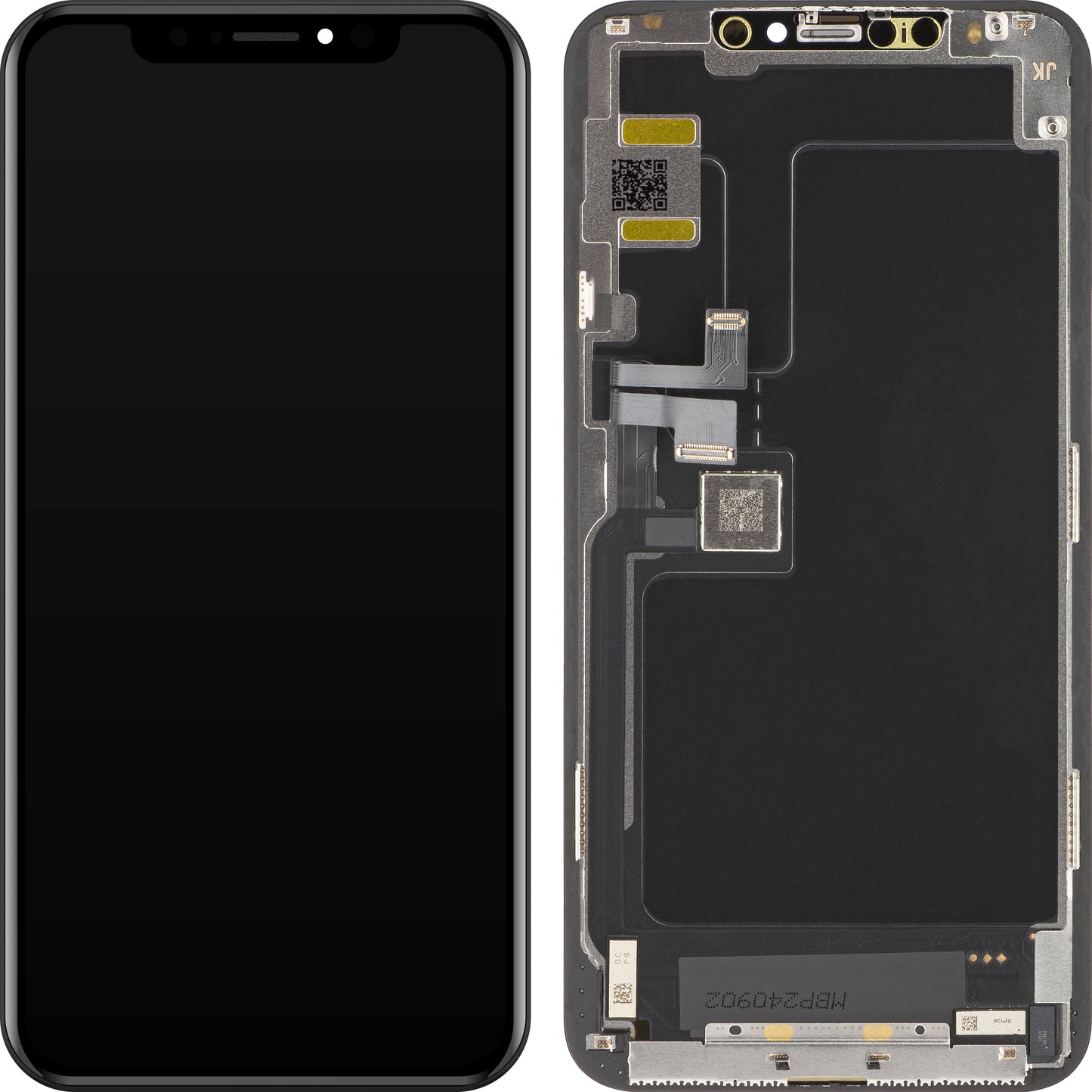 JK Touchscreen Display for Apple iPhone 11 Pro Max, with Frame, Movable IC OLED Version, Black
