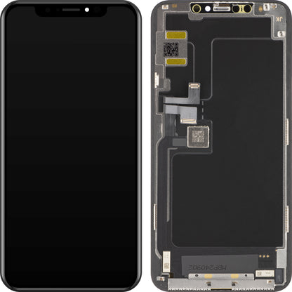 JK Touchscreen Display for Apple iPhone 11 Pro Max, with Frame, Movable IC OLED Version, Black