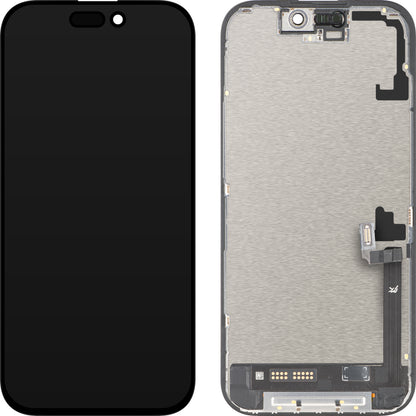 JK Touchscreen Display for Apple iPhone 17, with Frame, In-Cell LCD Version IC Movable, Black