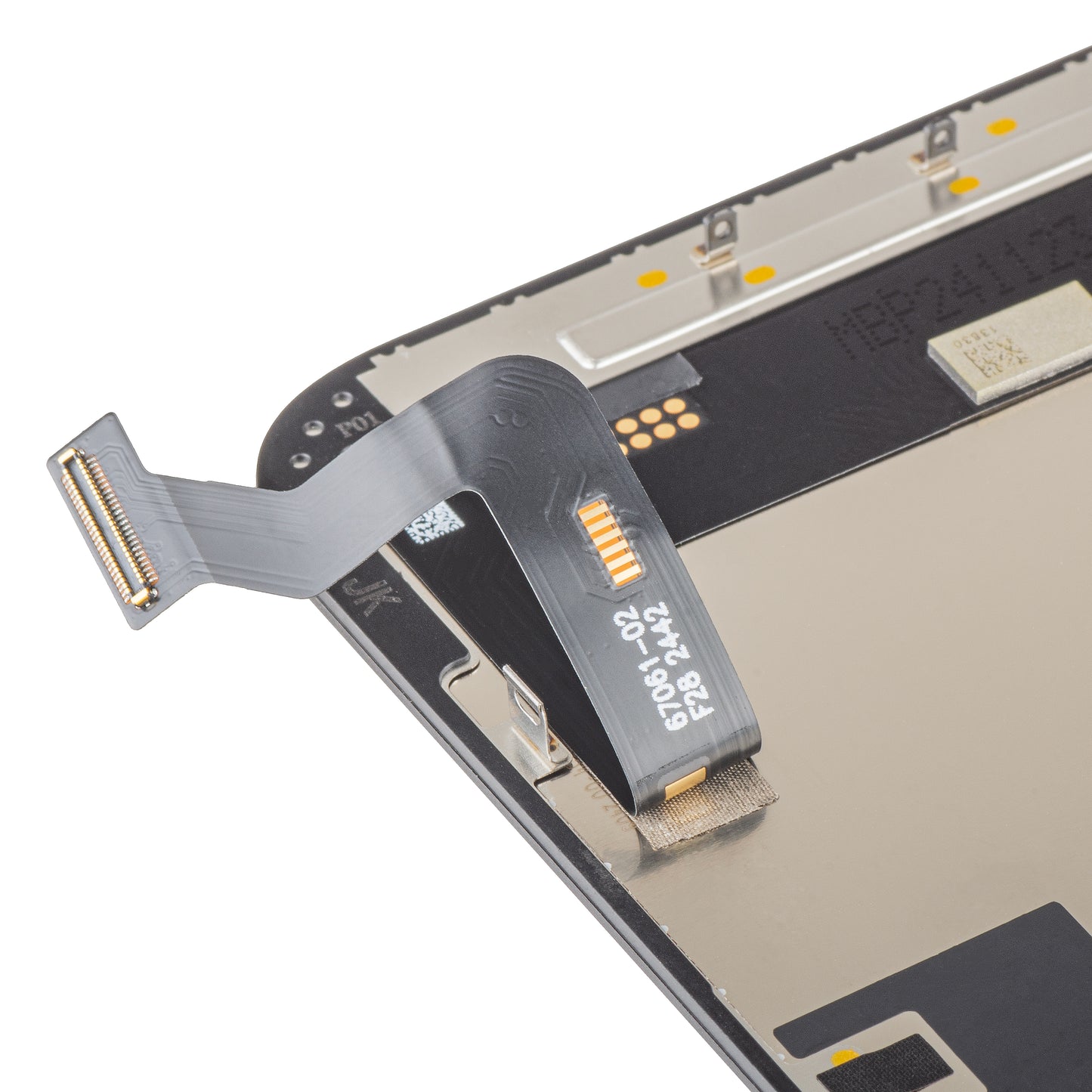 JK Touchscreen Display for Apple iPhone 15 Plus, with Frame, Movable In-Cell IC LCD Version, Black