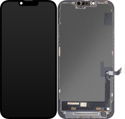 JK Touchscreen Display for Apple iPhone 14 Plus, with Frame, In-Cell LCD Version, Black 