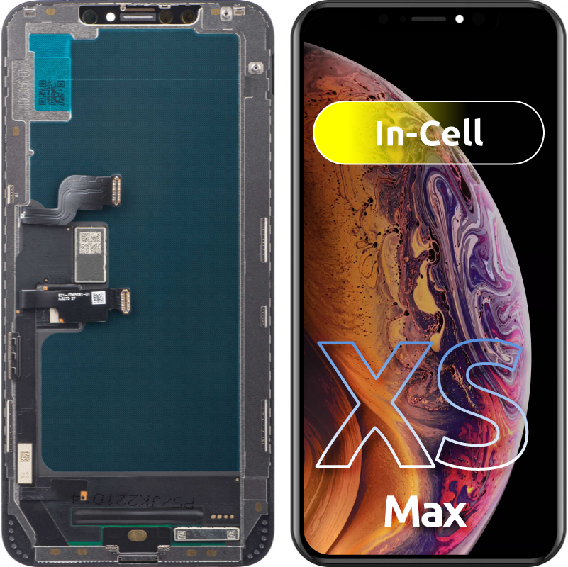 Touchscreen Display JK for Apple iPhone XS Max, with Frame, In-Cell LCD Version, Black