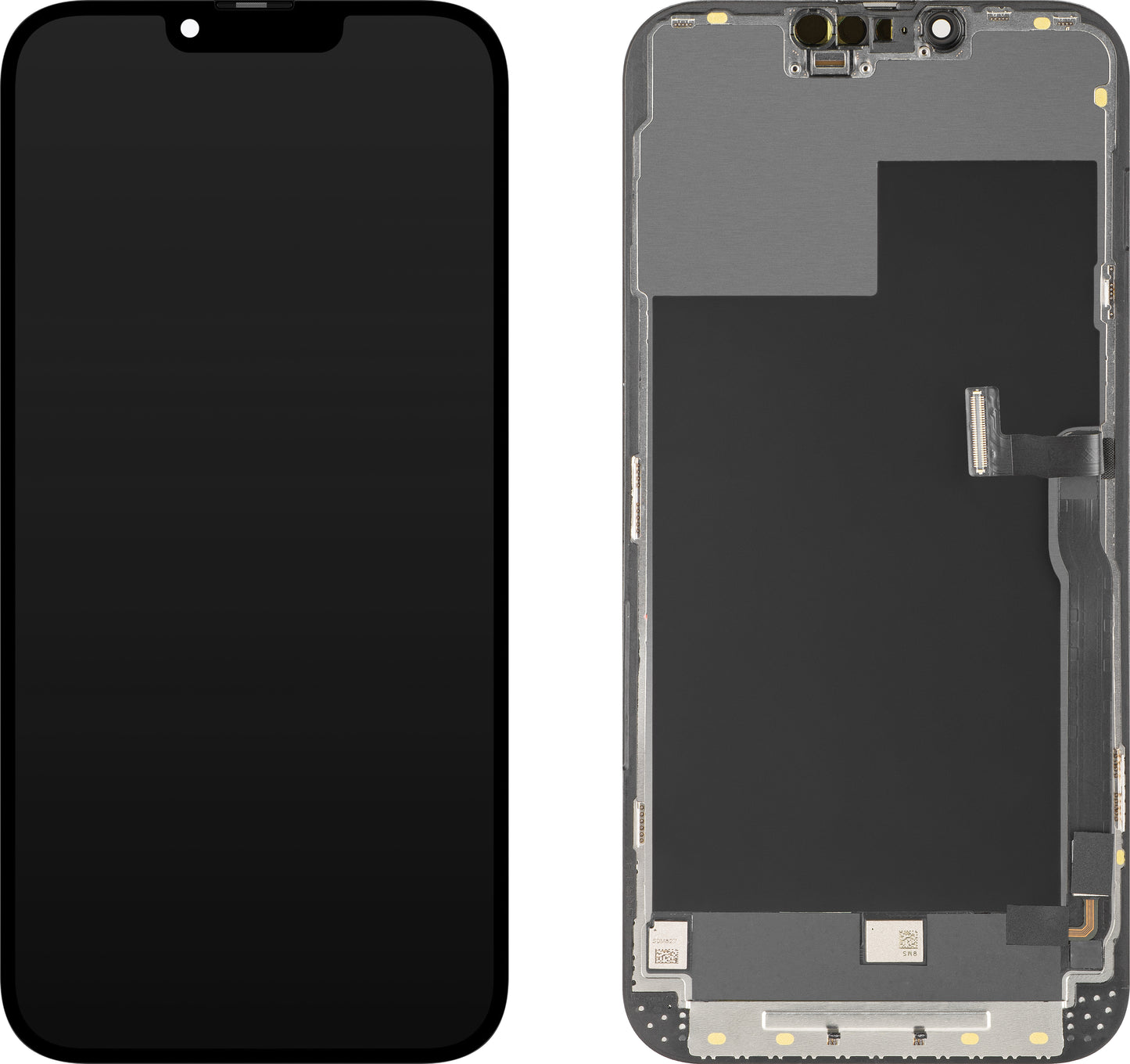 MP Touchscreen Display compatible with Apple iPhone 13 Pro Max, with Frame, OLED FHD Diagnostic Version, Black