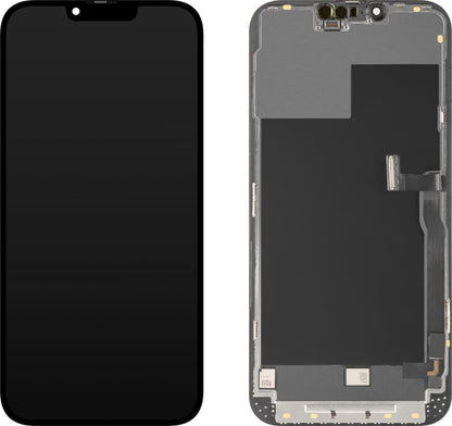 MP Touchscreen Display compatible with Apple iPhone 13 Pro Max, with Frame, OLED FHD Diagnostic Version, Black
