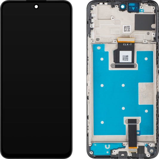 MP Touchscreen Display compatible with Honor 90 Smart / X7b 4G, with Frame, Black