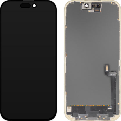 MP Touchscreen Display compatible with Apple iPhone 17, with Frame, OLED FHD IC Movable Version, Black