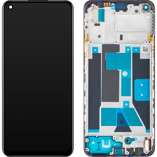 Realme 9 Touchscreen Display, with Frame, Black, Swap 4130176