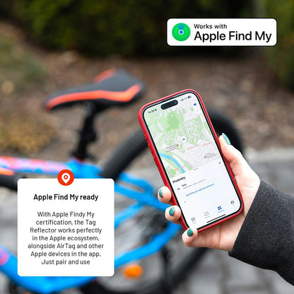 Fixed SmartTag Bike for iOS Series, Black