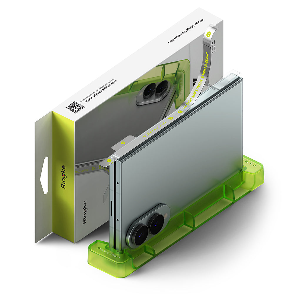 Ringke Dual Easy Hinge Screen Protector for Samsung Galaxy Z Fold8 F971, Plastic, Set of 2 pieces