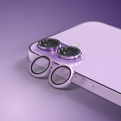 Etteri Rear Camera Protective Film for Apple iPhone 17, Tempered Glass, Purple