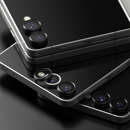 Ringke Rear Camera Protection Film for Samsung Galaxy Z Flip7 F766, Tempered Glass, Set of 2 Pieces, Black