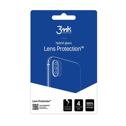 Back Camera Protection Film 3MK Protection for Motorola Edge 70 Ultra / Signature, Flexible Glass, Set of 4 pieces, Transparent
