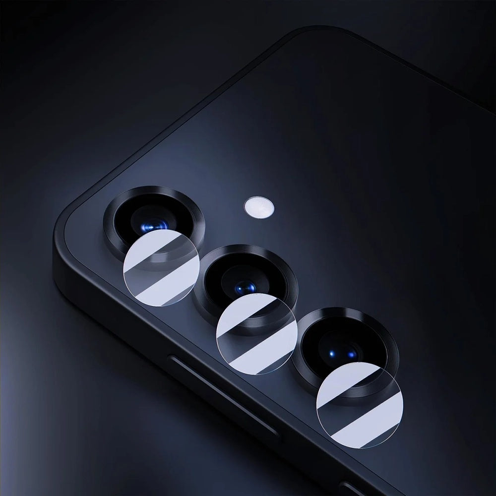 Rear Camera Protection Film 3MK Protection for Samsung Galaxy S25 FE, Tempered Glass, Set of 4 pieces, Transparent