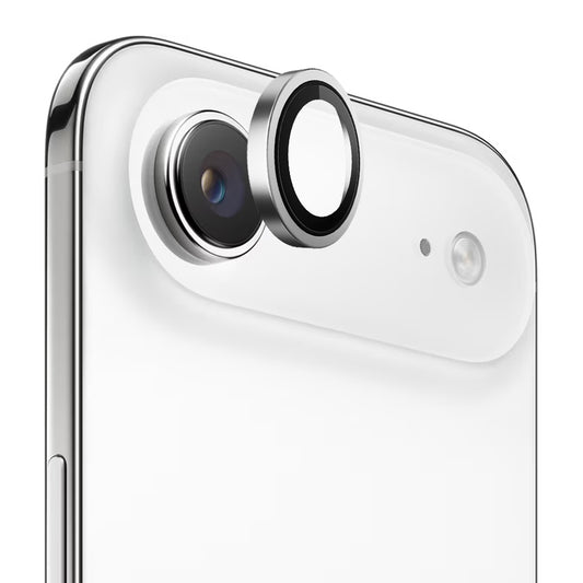 Blueo Metal Frame Rear Camera Protection Film for Apple iPhone 17 Air, Tempered Glass, Silver