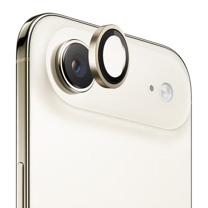 Blueo Metal Frame Rear Camera Protection Film for Apple iPhone 17 Air, Tempered Glass, Gold