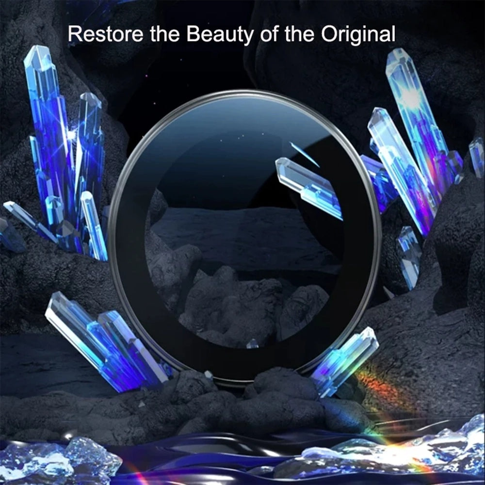 Blueo Sapphire Crystal Rear Camera Protective Film for Apple iPhone 16 Pro Max / 16 Pro, Tempered Glass, Multicolor