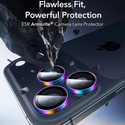 ESR Armorite Rear Camera Protection Film for Apple iPhone 17 Pro Max / 17 Pro / 16 Pro Max / 16 Pro, Tempered Glass, Multicolor