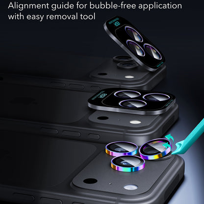 ESR Armorite Rear Camera Protective Film for Apple iPhone 18 Pro / 18 Pro Max, Tempered Glass, Multicolor