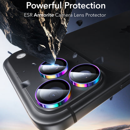 ESR Armorite Rear Camera Protective Film for Apple iPhone 18 Pro / 18 Pro Max, Tempered Glass, Multicolor