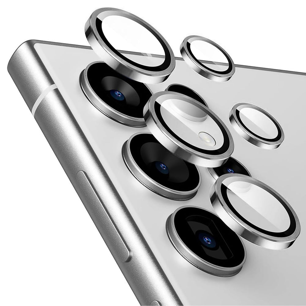 Lito S+ Rear Camera Protection Film for Samsung Galaxy S26 Ultra S948, Tempered Glass, Silver