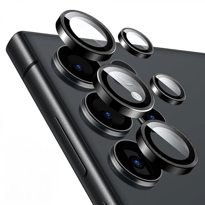 Lito S+ Rear Camera Protection Film for Samsung Galaxy S26 Ultra S948, Tempered Glass, Black