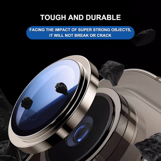 Lito Titanium AR Back Camera Protective Film for Apple iPhone 17 Pro Max / 17 Pro, Tempered Glass, Navy Blue