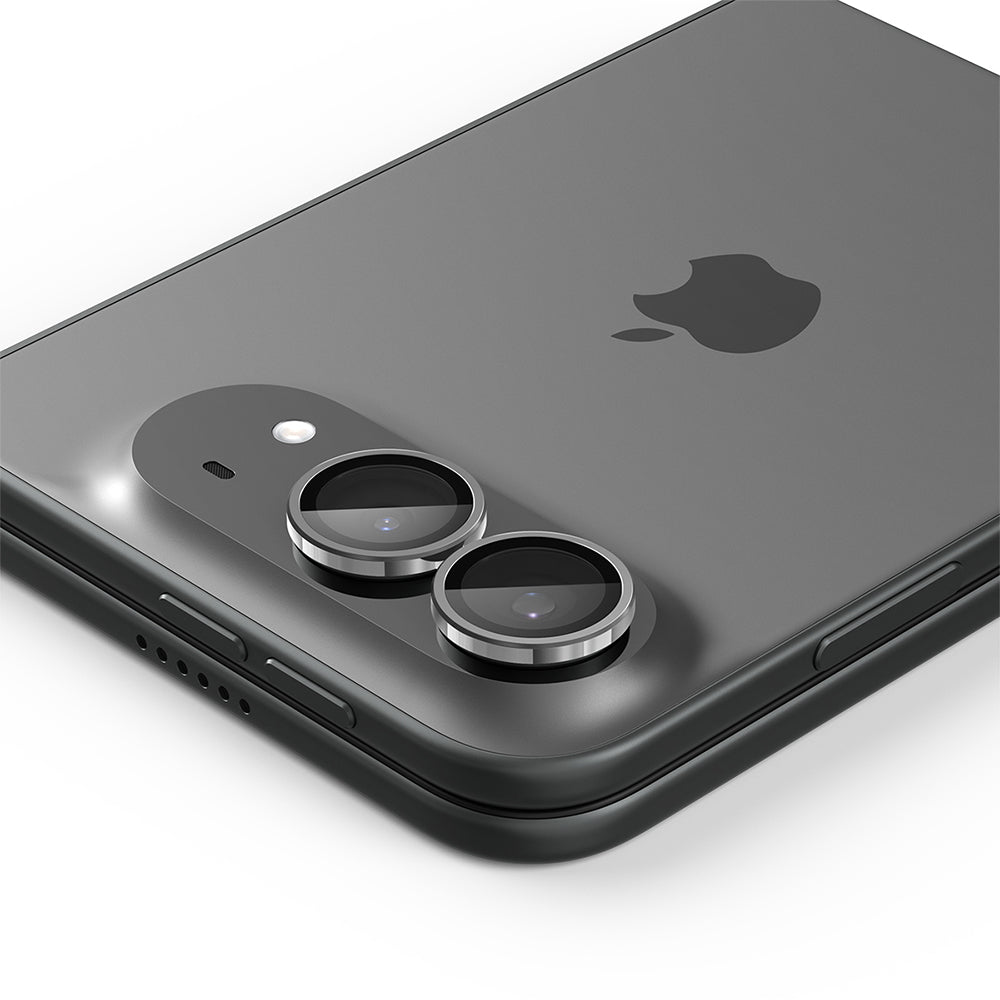 Spigen GlastR EZ FIT Optik Pro Rear Camera Protective Film for Apple iPhone Duo, Tempered Glass, Set of 2 pieces, Gray AGL12012
