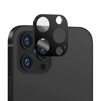 Techsuit Rear Camera Protective Film for Apple iPhone 14 Pro Max / 14 Pro, Tempered Glass, Black