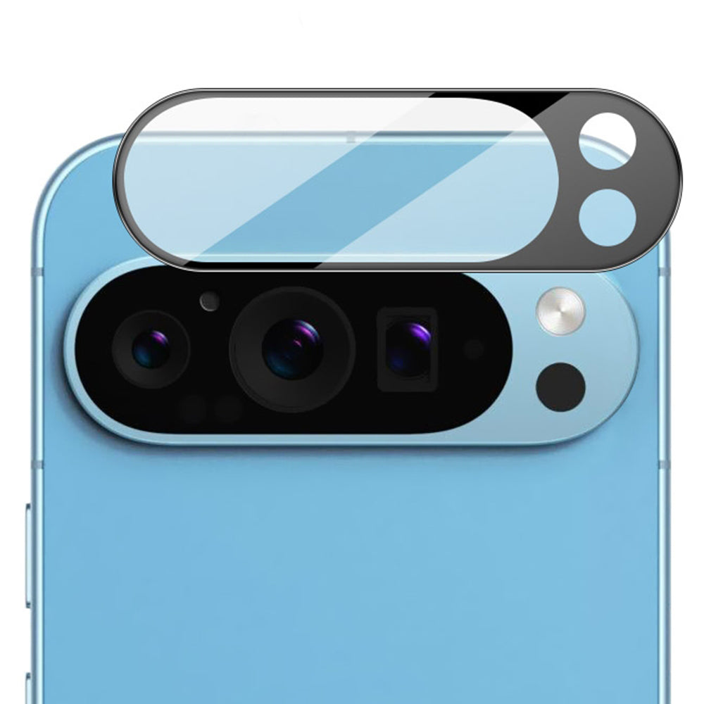 Techsuit Rear Camera Protective Film for Google Pixel 9 Pro XL, Tempered Glass, Black