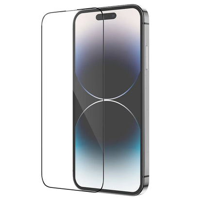 HOCO Screen Protector for Apple iPhone 14 Pro Max, Tempered Glass, Full Glue, Set of 25 pieces, Black