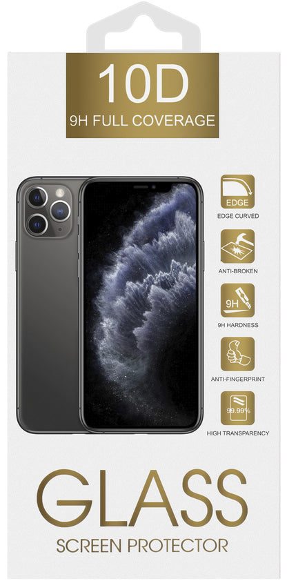 OEM Screen Protector Film for Samsung Galaxy A26 A266 / A16 5G A166 / A16 4G A165 / M16 M166, Tempered Glass, Full Glue, 10D, Black