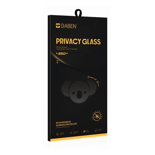 Privacy Bear Screen Protector for Apple iPhone 16 Pro Max, Tempered Glass, Full Glue