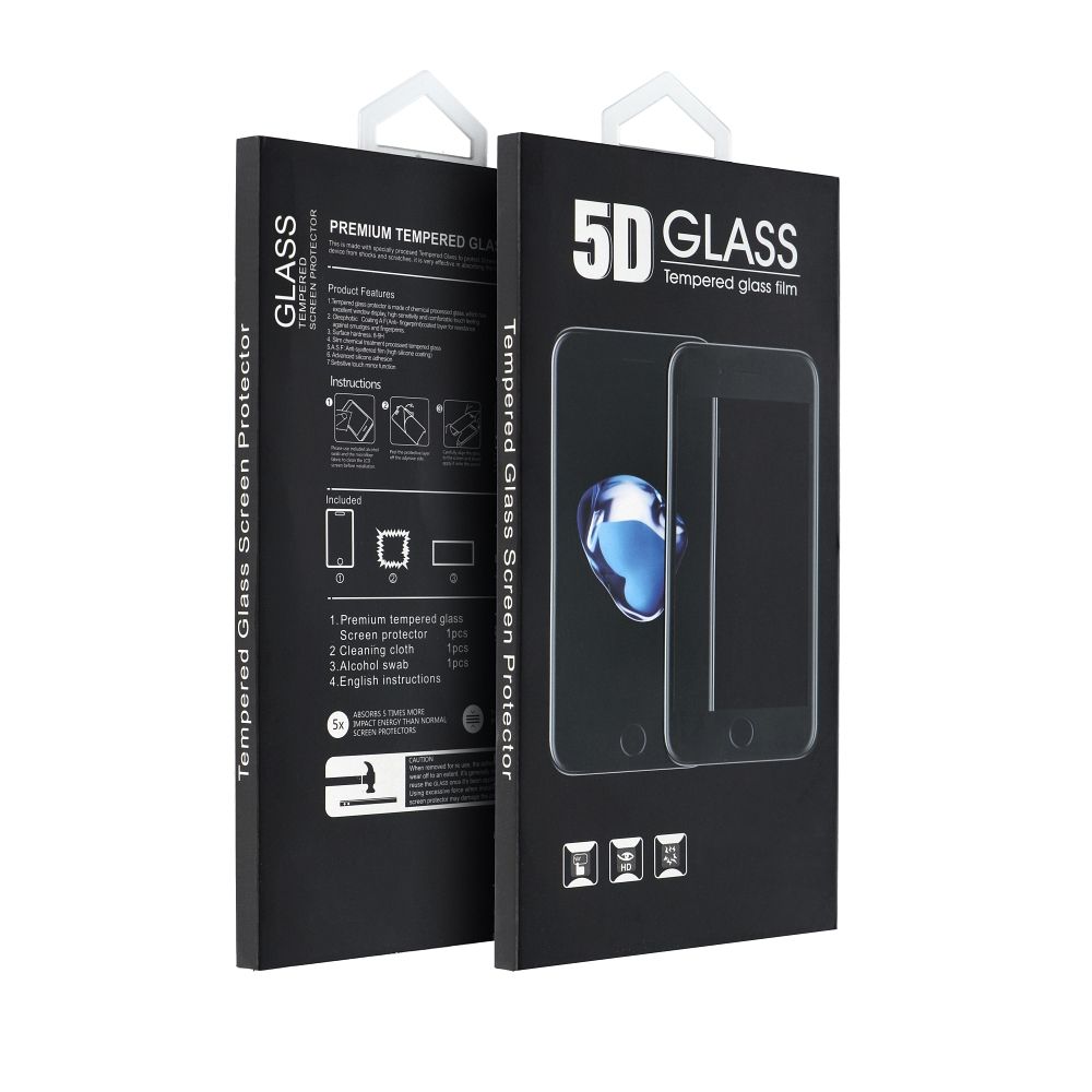 OEM Screen Protector Film for Xiaomi 15, Tempered Glass, Full Glue, 5D, Black