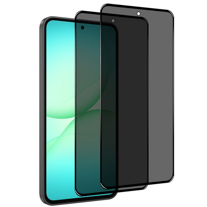 Northjo Privacy Screen Protector for Samsung Galaxy A57 5G, Tempered Glass, Full Glue, Set of 2 pieces