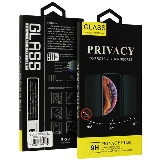 OEM Privacy Screen Protector Film for Apple iPhone 18 Pro Max, Tempered Glass, Full Glue