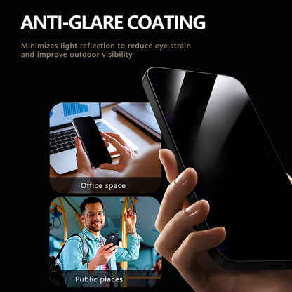 Privacy Screen Protector Lereach for Xiaomi 17T Pro, Tempered Glass, Full Glue, Set of 2 pieces