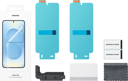 Anti-reflecting Screen Protector for Samsung Galaxy S25 S931, Plastic, Set of 2 pieces EF-US931CTEGWW